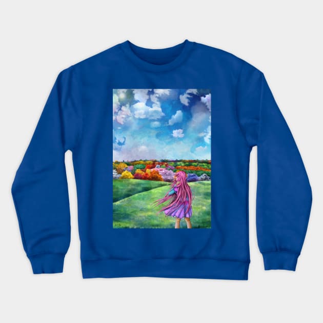 The Hurt Girl Crewneck Sweatshirt by Yennie Fer (FaithWalkers)